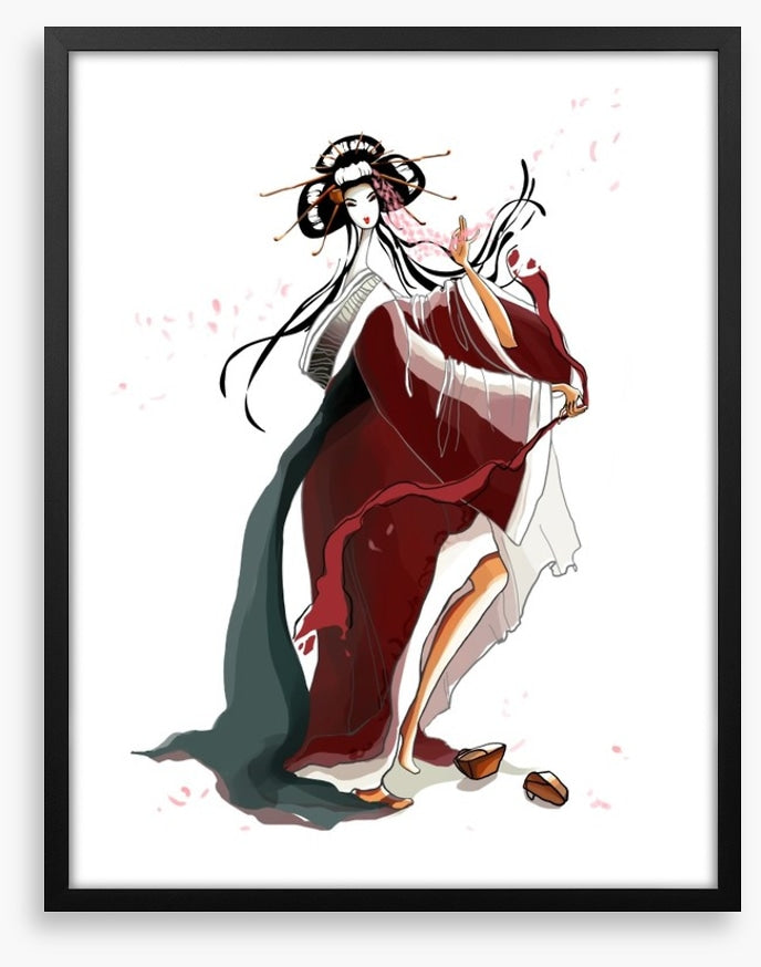 The barefoot maiko