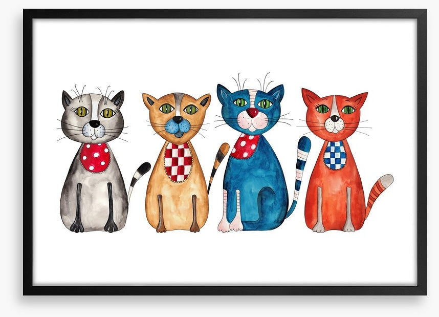 Four cats