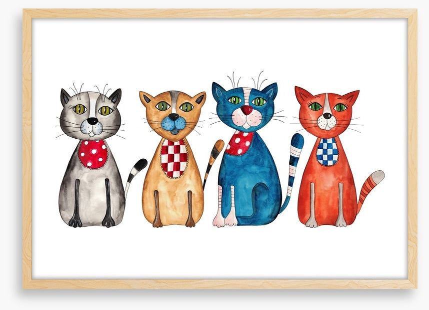 Four cats