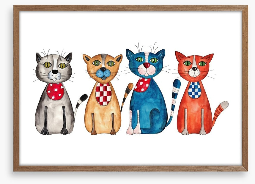 Four cats