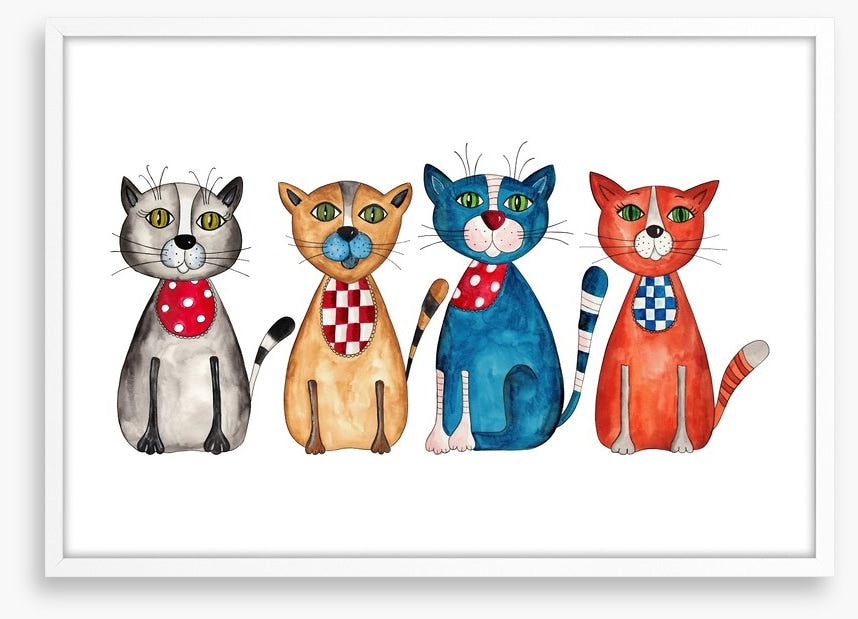 Four cats