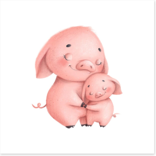 Piggy hugs