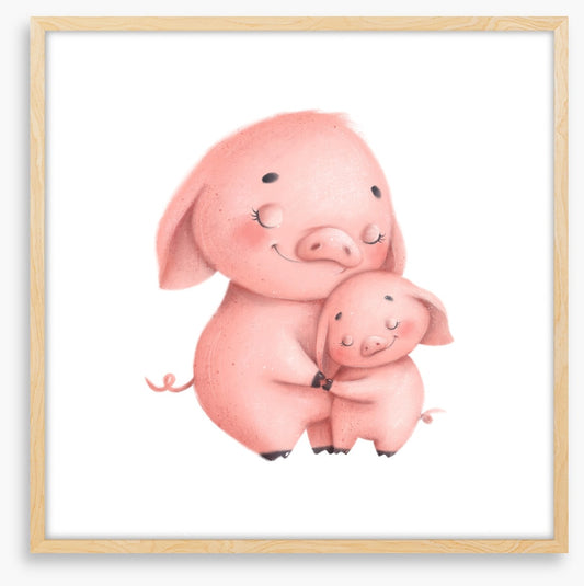 Piggy hugs