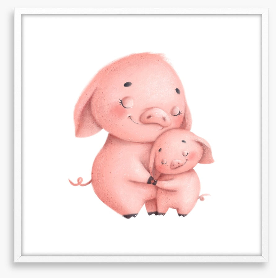 Piggy hugs