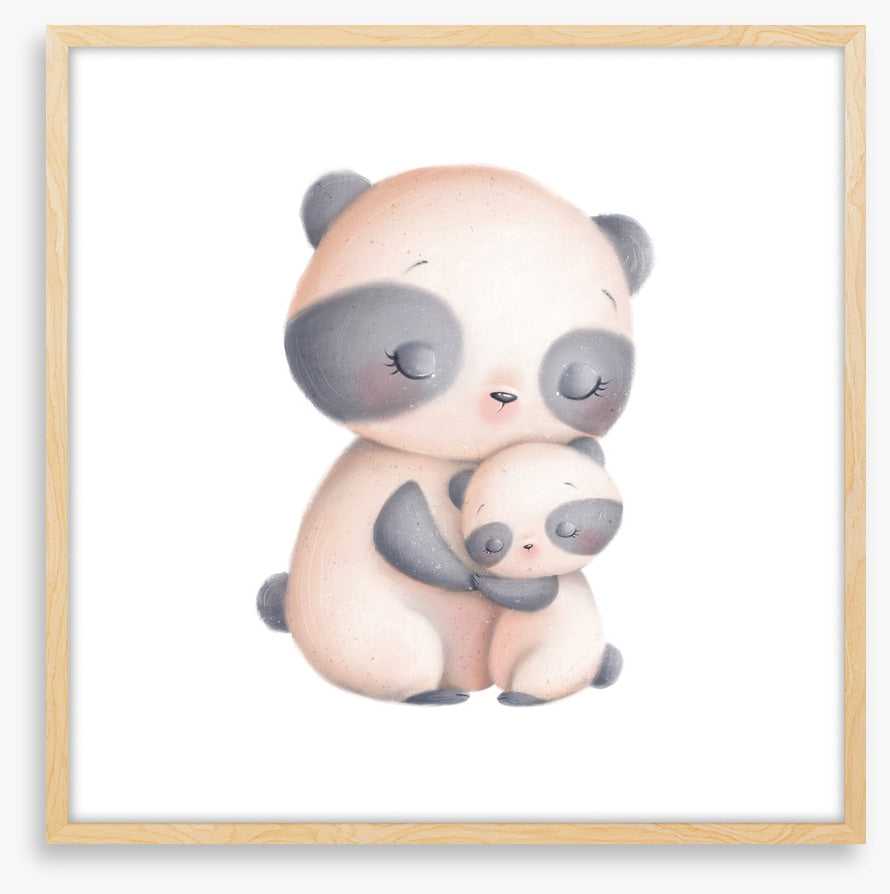 Panda hugs