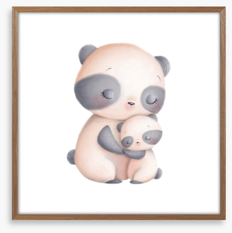Panda hugs
