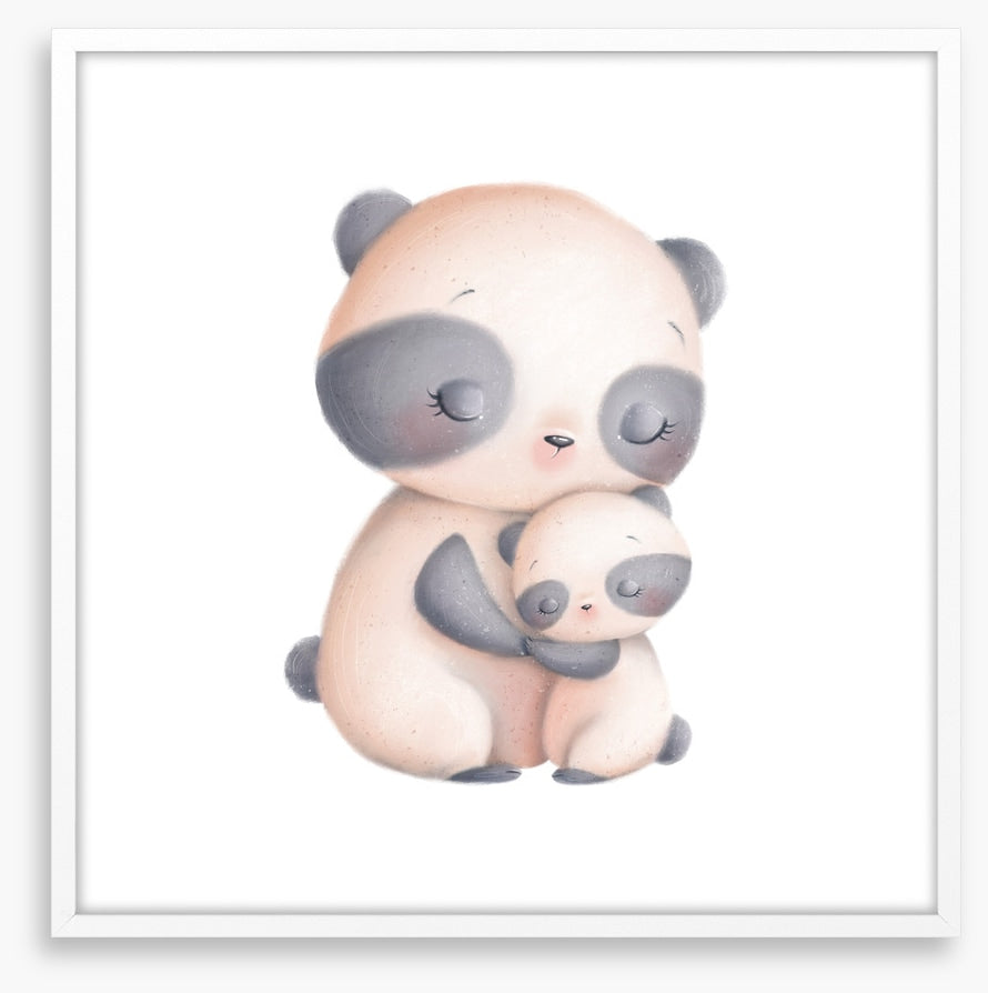 Panda hugs