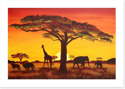 African sunset