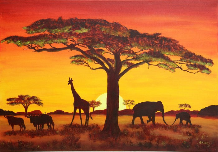 African sunset