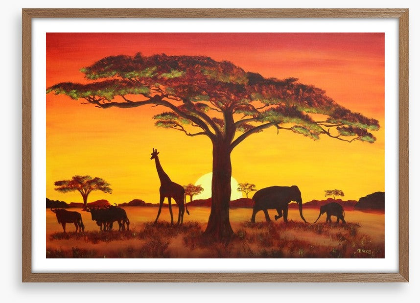 African sunset