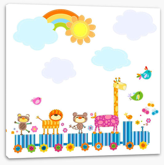 All aboard the zoo train