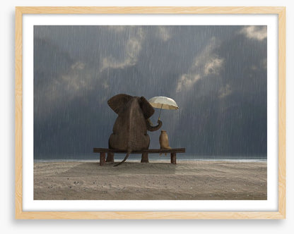 Together in the rain