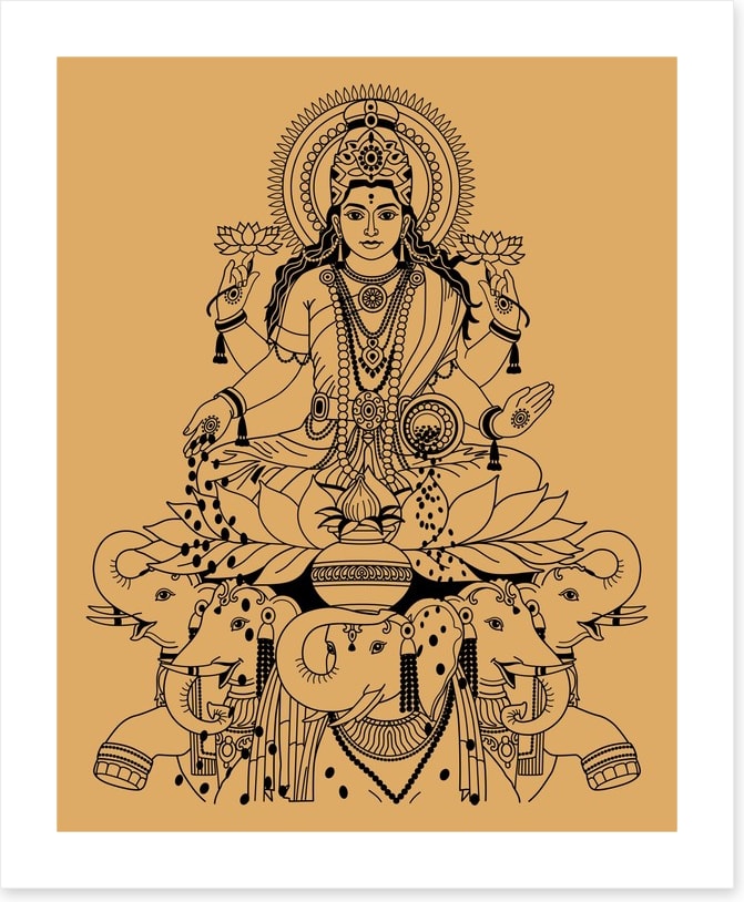 Blessings from Lakshmi