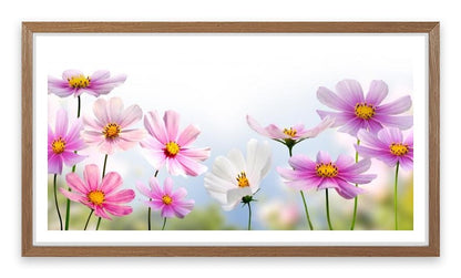 Pink flower panoramic
