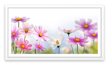 Pink flower panoramic