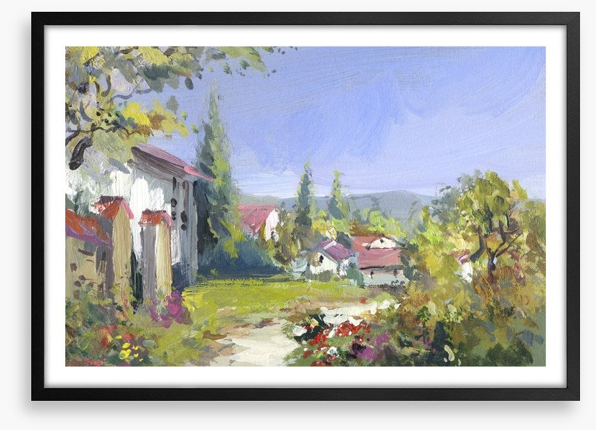 Summer day in the village