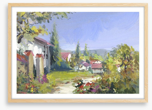 Summer day in the village
