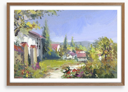 Summer day in the village