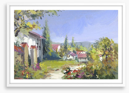 Summer day in the village