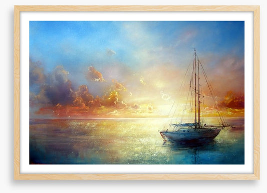 Sail boat seascape