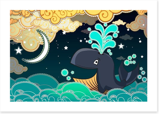 Moonlight whale