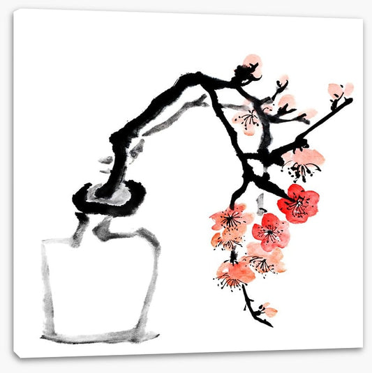Plum blossoms in ink