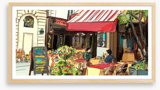 Lunch at the cafe