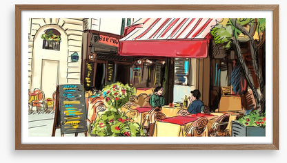 Lunch at the cafe