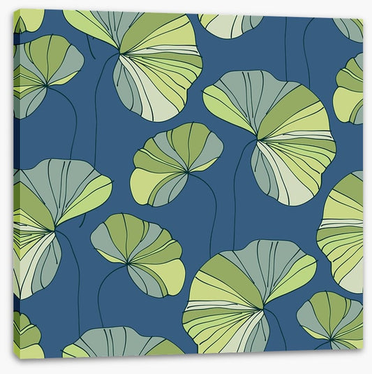 Water lily leaves
