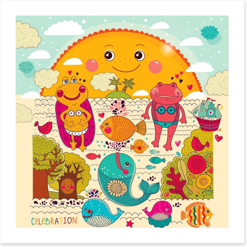 Seaside celebration
