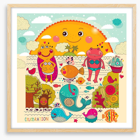 Seaside celebration