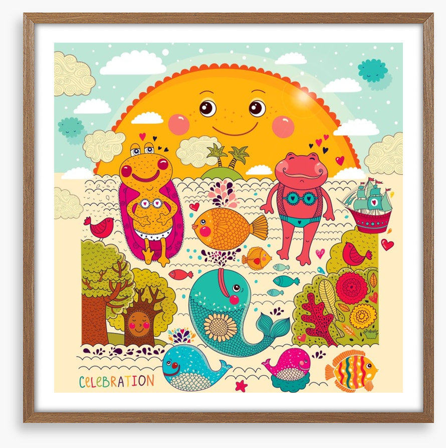 Seaside celebration