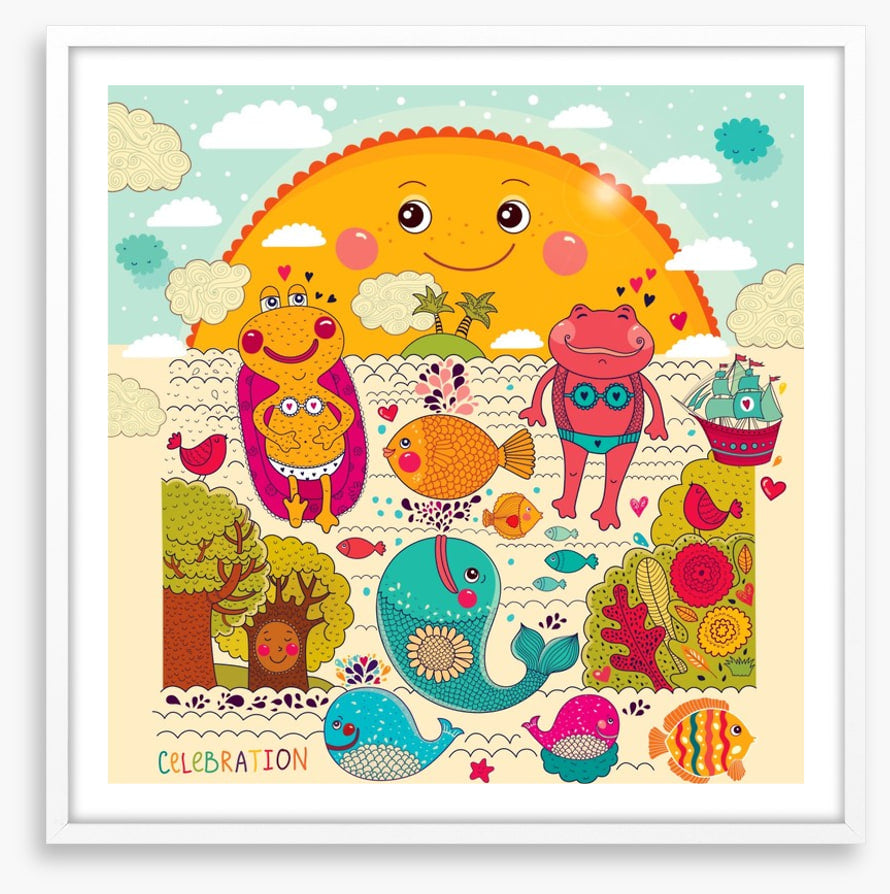 Seaside celebration