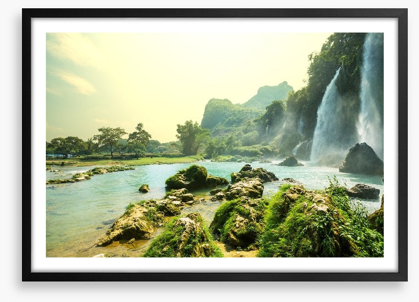 Cascade waterfalls in Vietnam