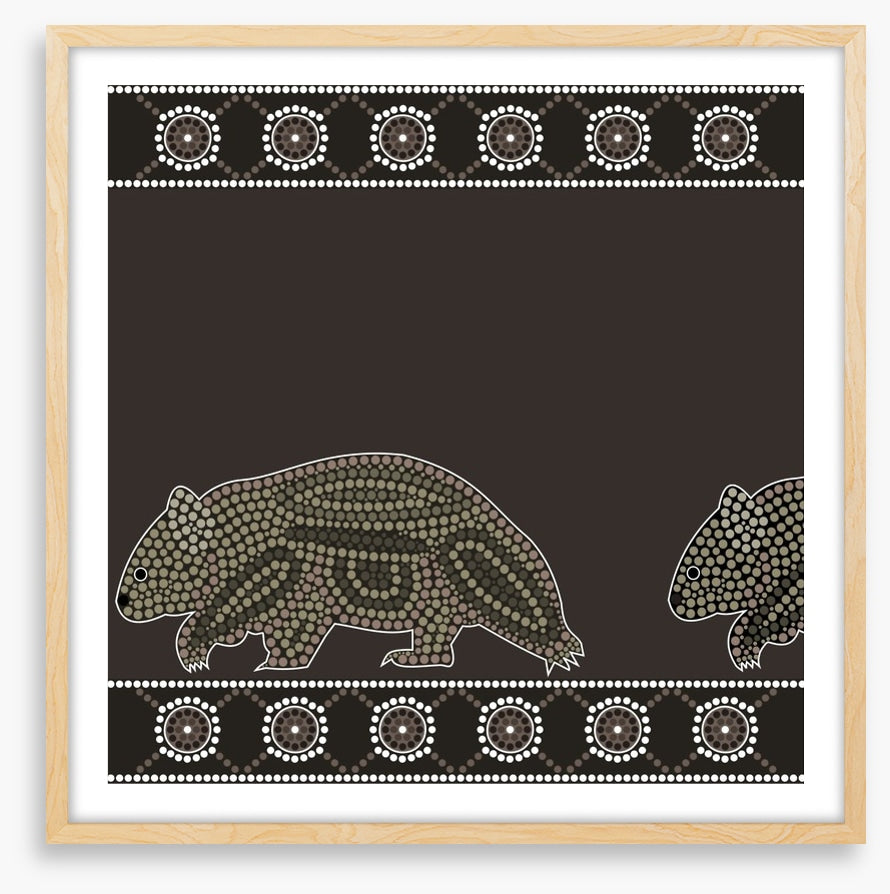 Wandering wombat