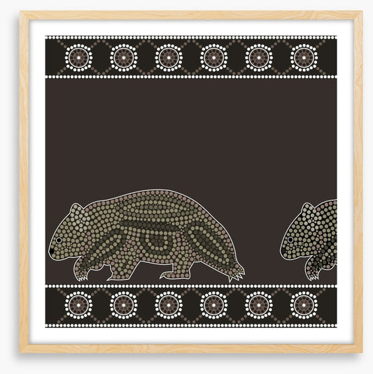 Wandering wombat