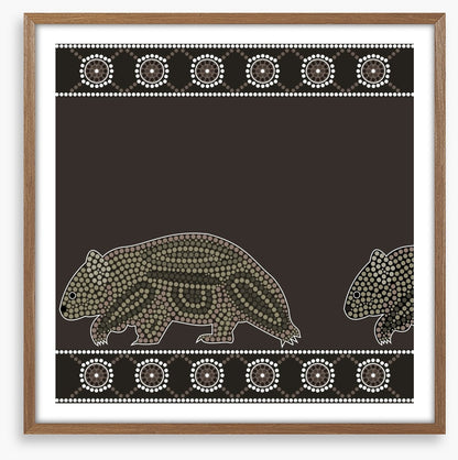 Wandering wombat