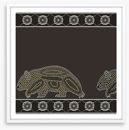 Wandering wombat