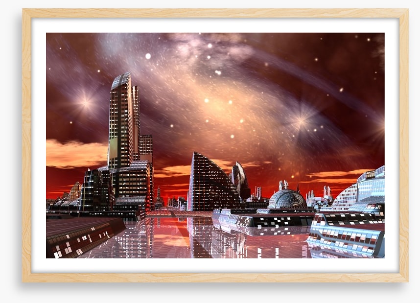 Starry sky plaza