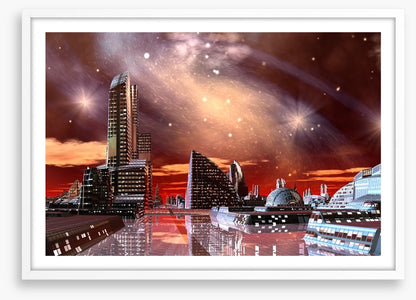 Starry sky plaza