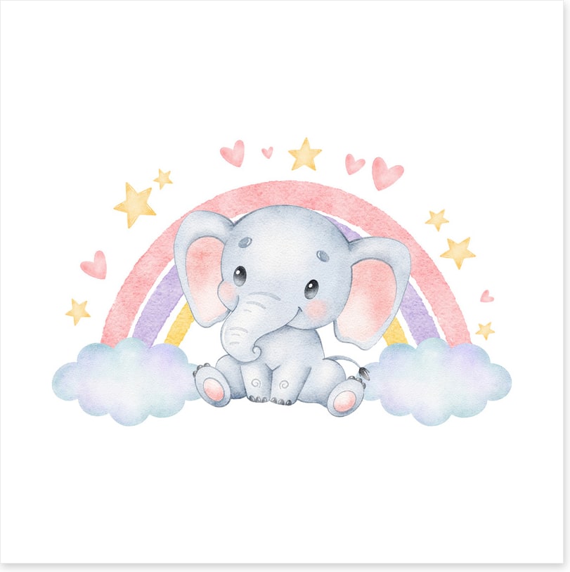 Elephant rainbow 2