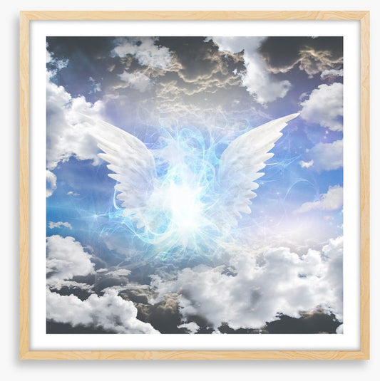 Angel in the clouds