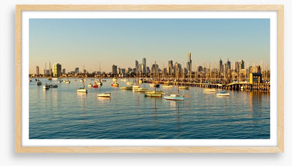 Melbourne skyline from St Kilda