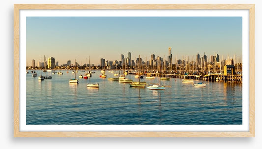 Melbourne skyline from St Kilda