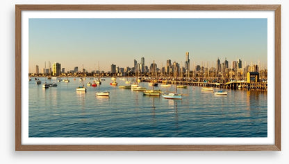 Melbourne skyline from St Kilda