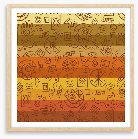 Symbols in the sand