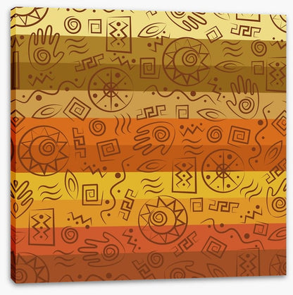 Symbols in the sand