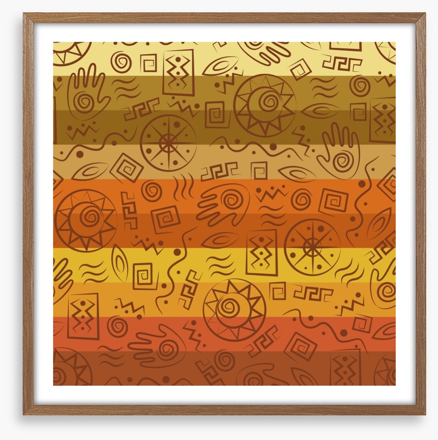 Symbols in the sand