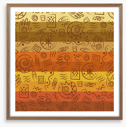 Symbols in the sand