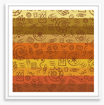 Symbols in the sand